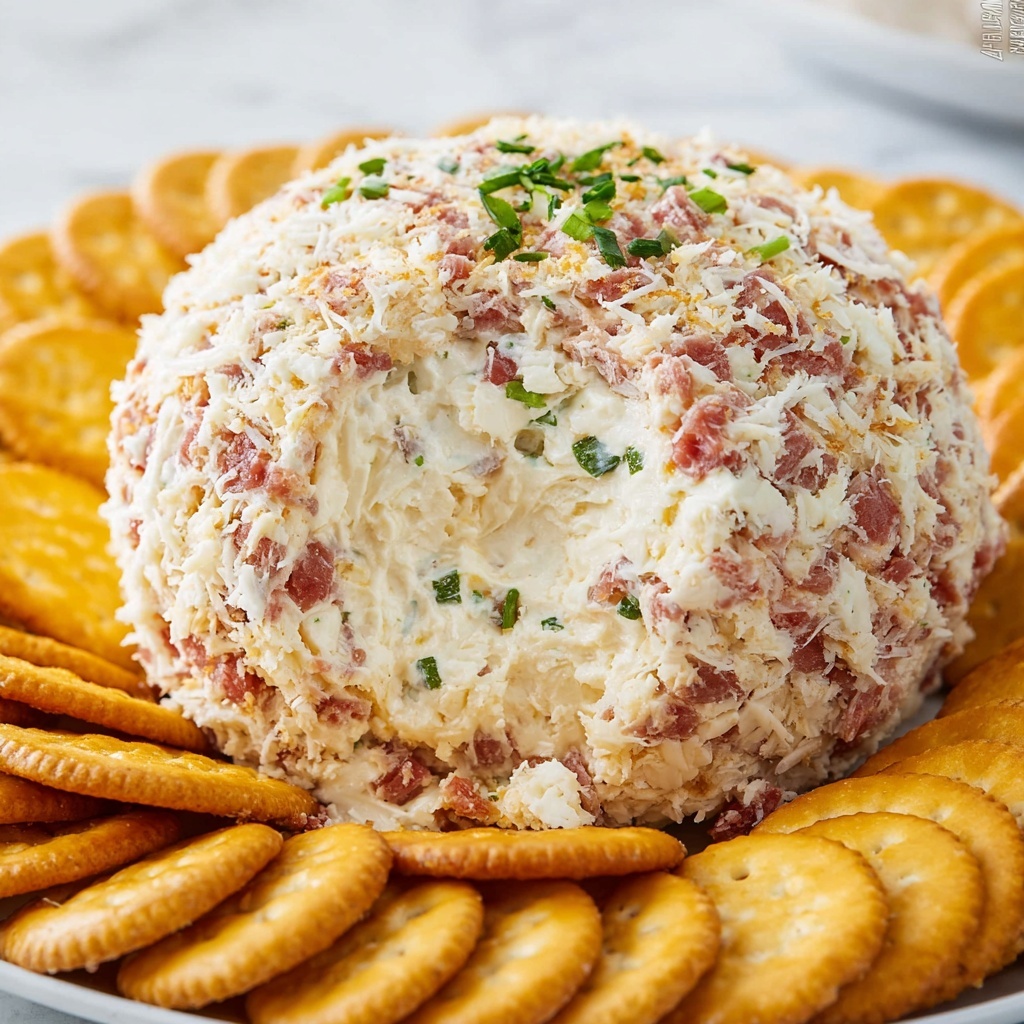 Chipped Beef Cheese Ball Recipe - Recipe Image