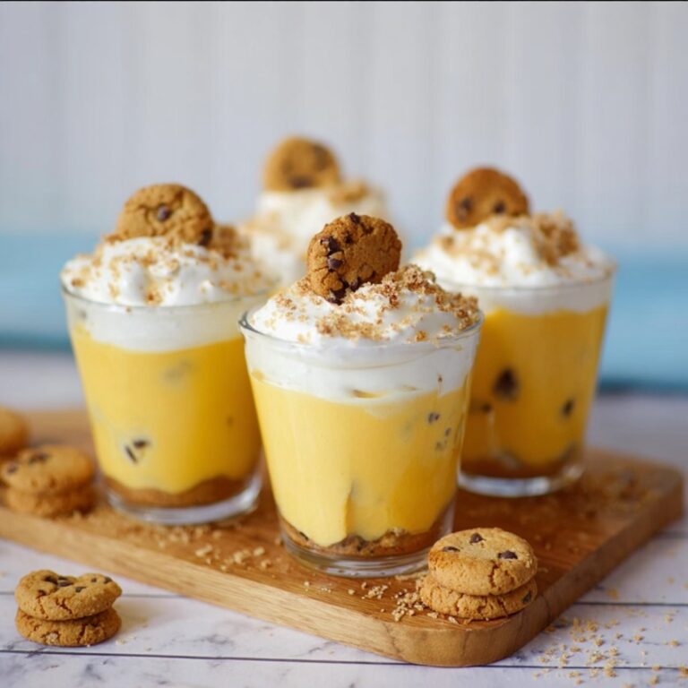 Chocolate Chip Cookie Pudding Shots Recipe