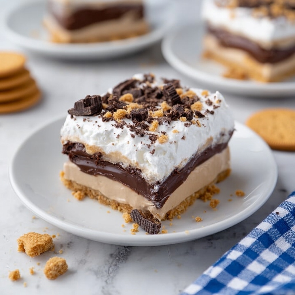 Peanut Butter Lasagna Recipe - Recipe Image