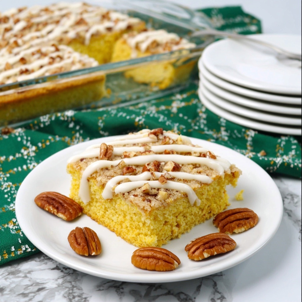 Pineapple Crumb Cake with Pineapple Glaze Recipe - Recipe Image