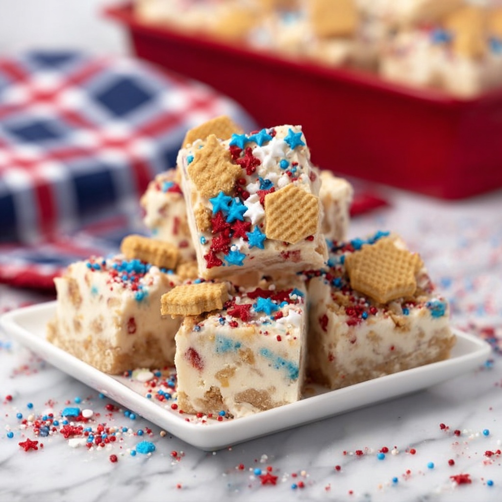 Patriotic Blondies Recipe - Recipe Image