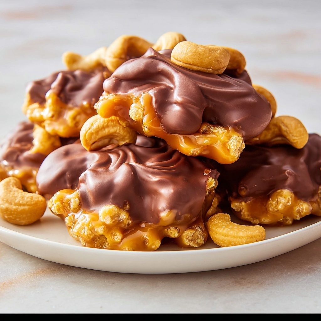 Caramel Cashew Clusters Recipe - Recipe Image