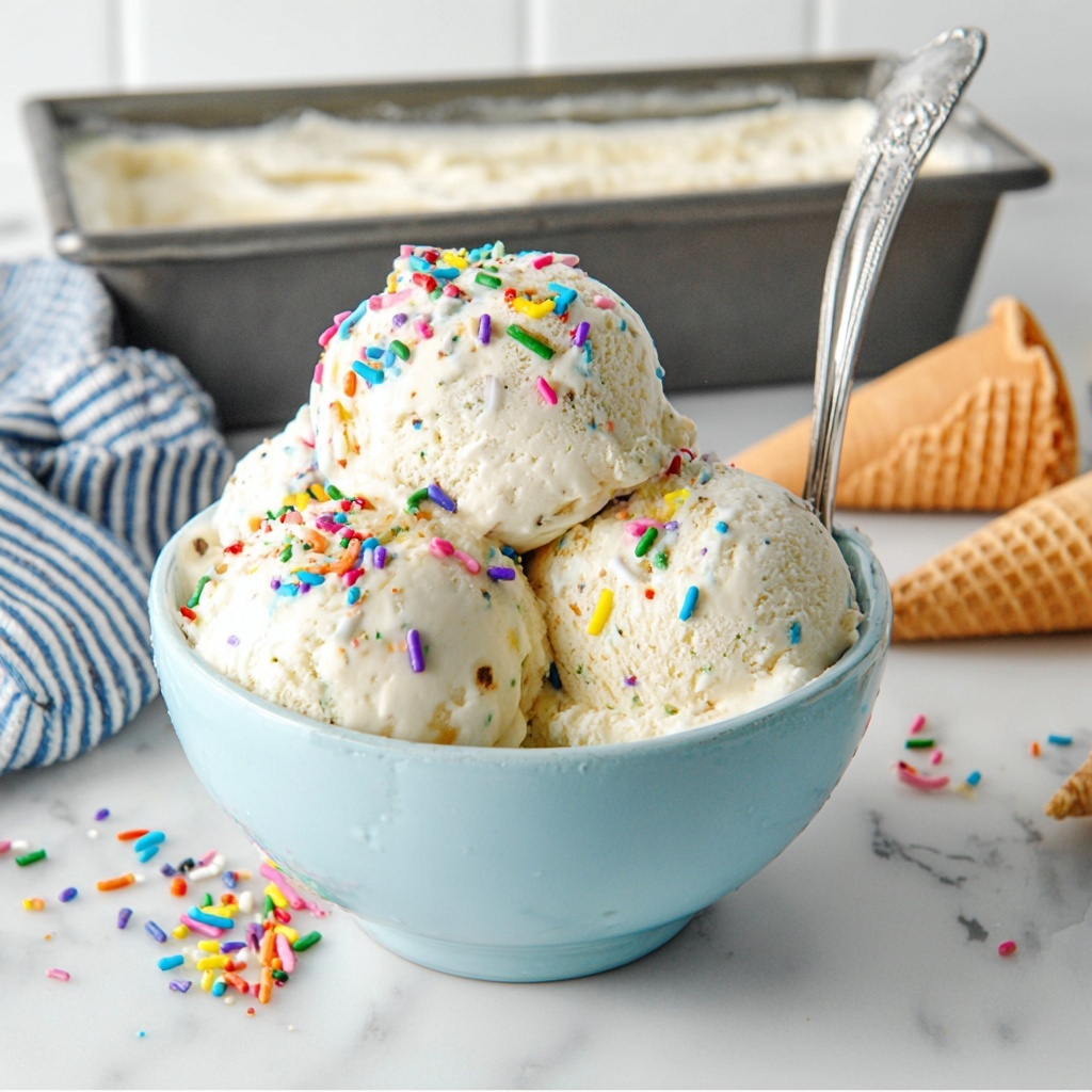 No Churn Vanilla Ice Cream Recipe - Recipe Image