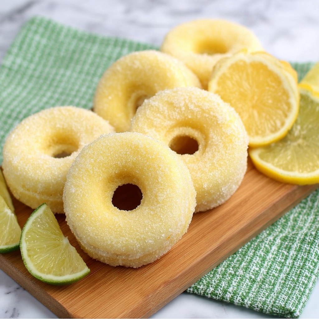 Lemon Donuts Recipe - Recipe Image