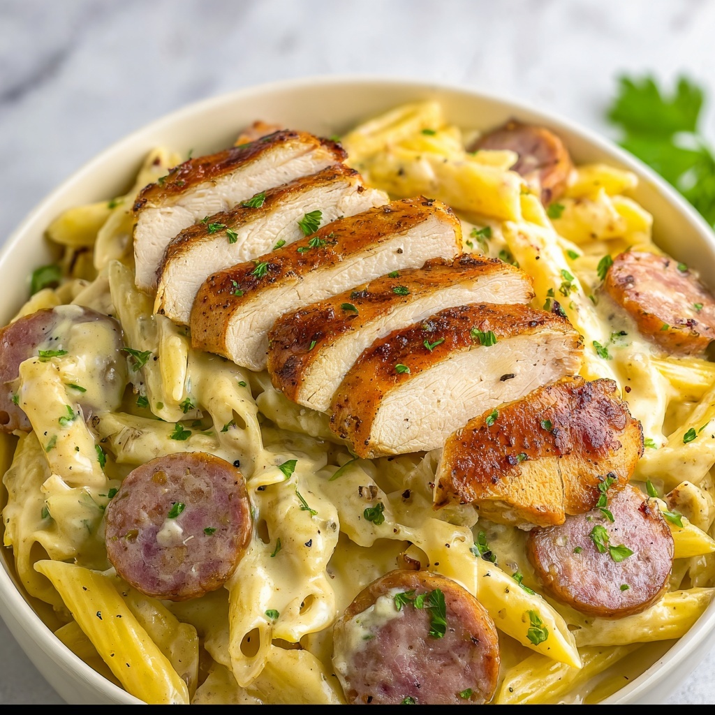 Crock Pot Cajun Chicken Alfredo Recipe - Recipe Image