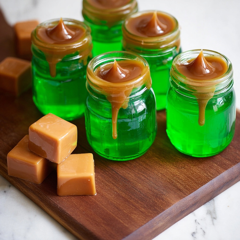 Caramel Apple Jello Shots Recipe - Recipe Image