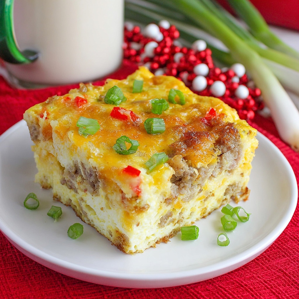 Christmas Breakfast Casserole Recipe - Recipe Image