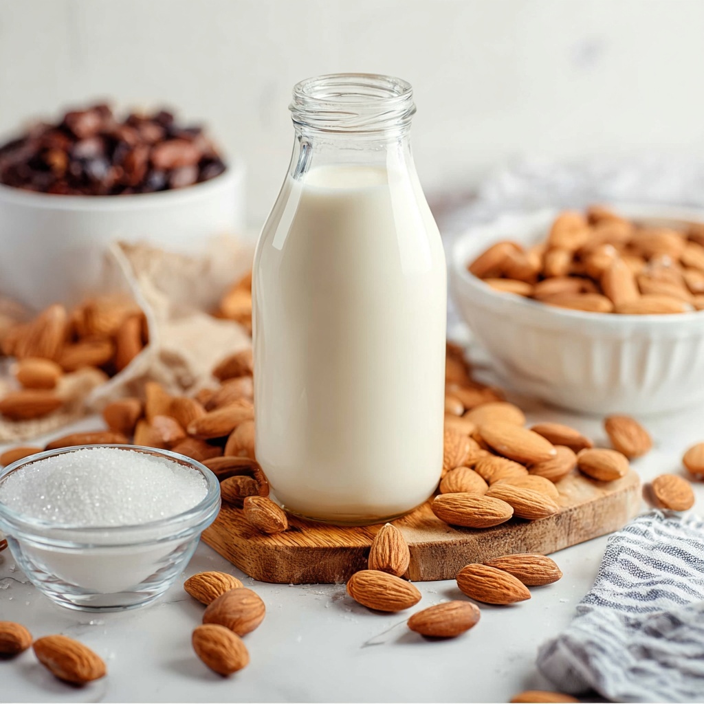 Homemade Almond Milk Recipe - Recipe Image
