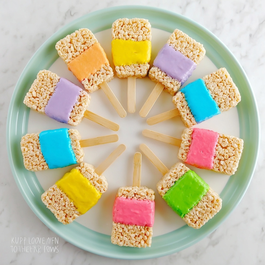 Paint Brush Rice Krispie Treats Recipe - Recipe Image