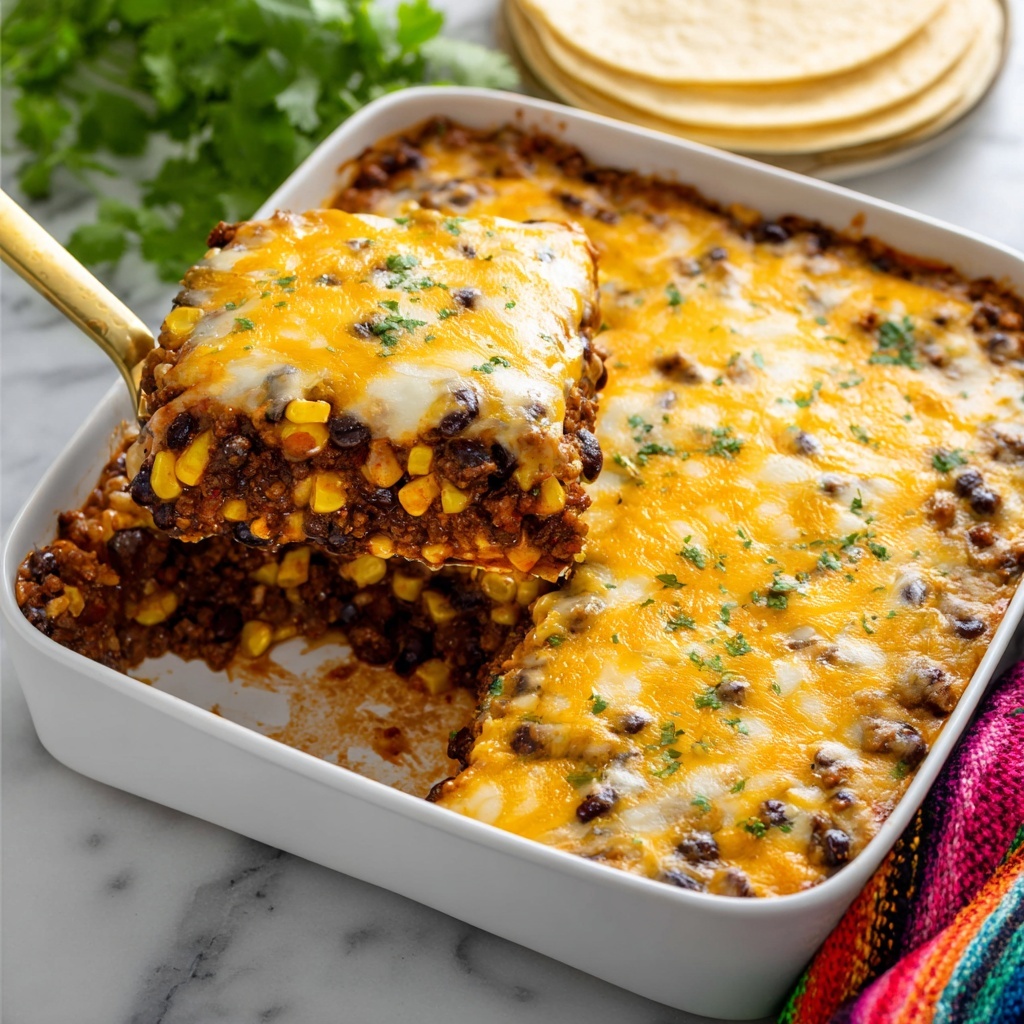 Beef Enchilada Casserole Recipe - Recipe Image