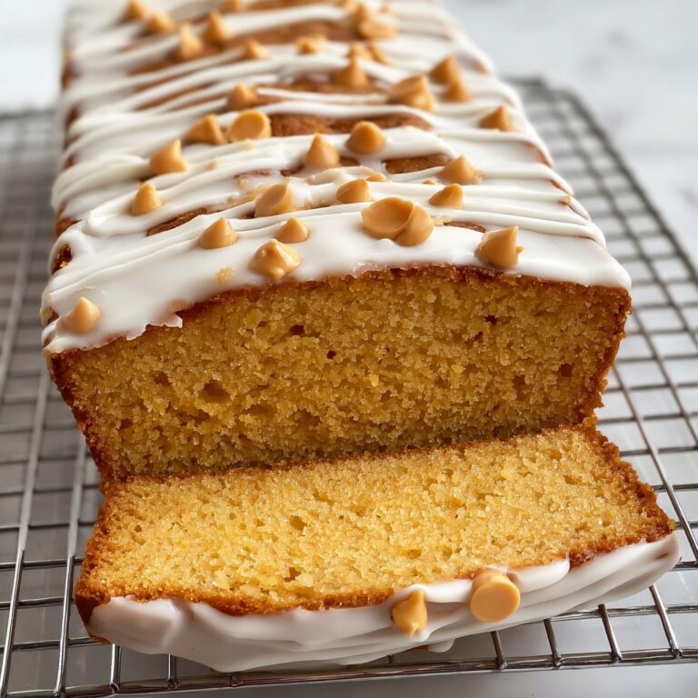 Butterscotch Bread Loaf with Butterscotch Glaze Recipe