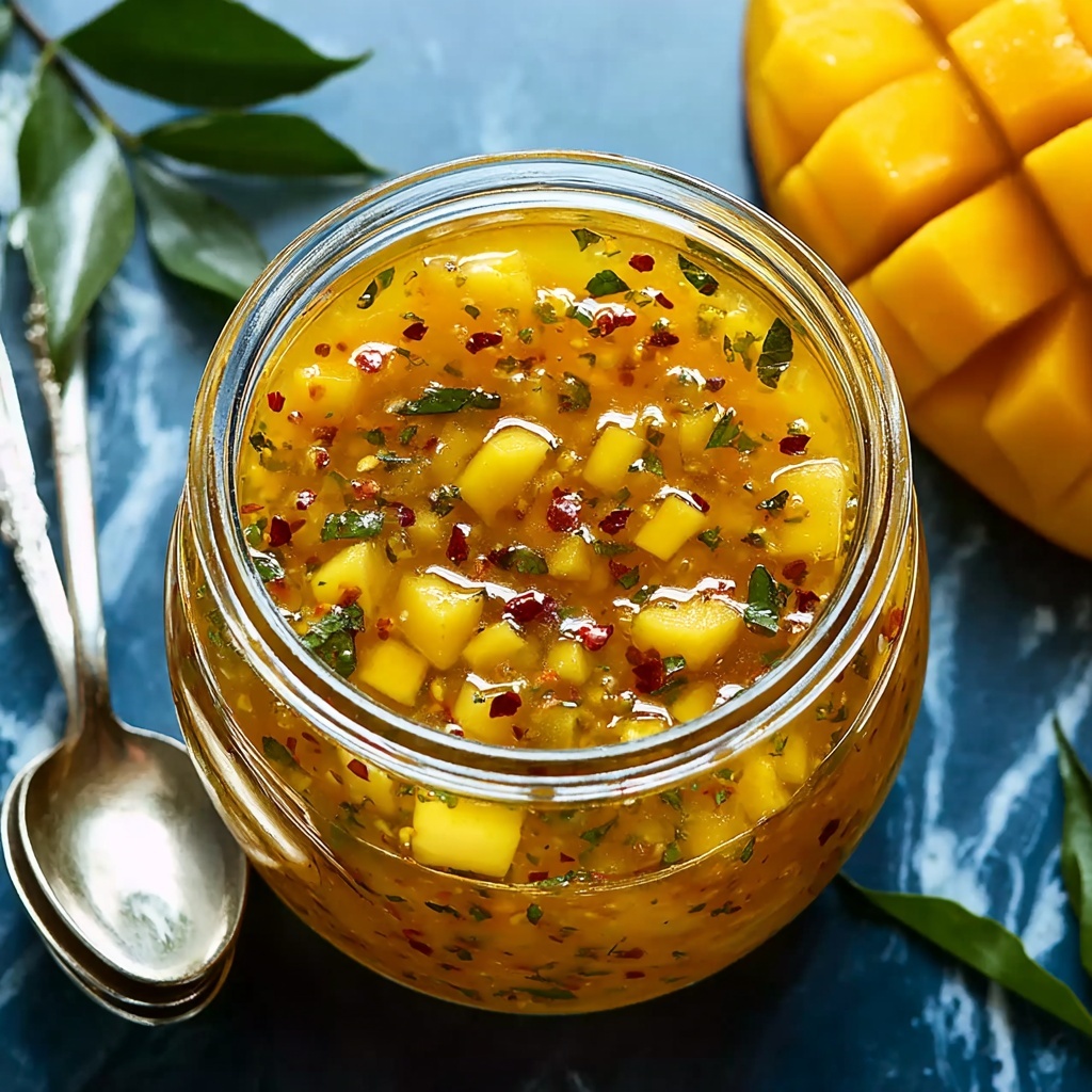 Irresistible Mango Habanero Honey Garlic Sauce Recipe - Recipe Image