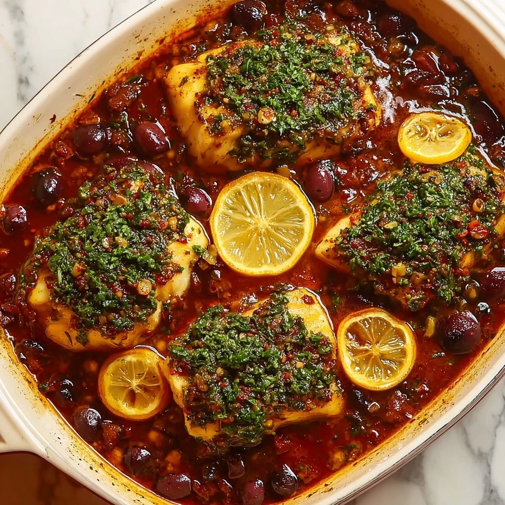 Irresistibly Flavorful Moroccan Fish Tagine with Ginger & Saffron Recipe - Recipe Image