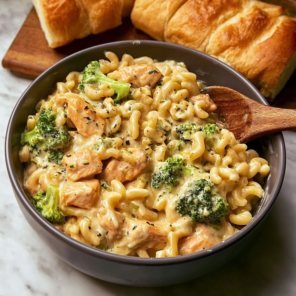 One-Pot Cheesy Chicken and Broccoli Orzo for Cozy Nights Recipe - Recipe Image