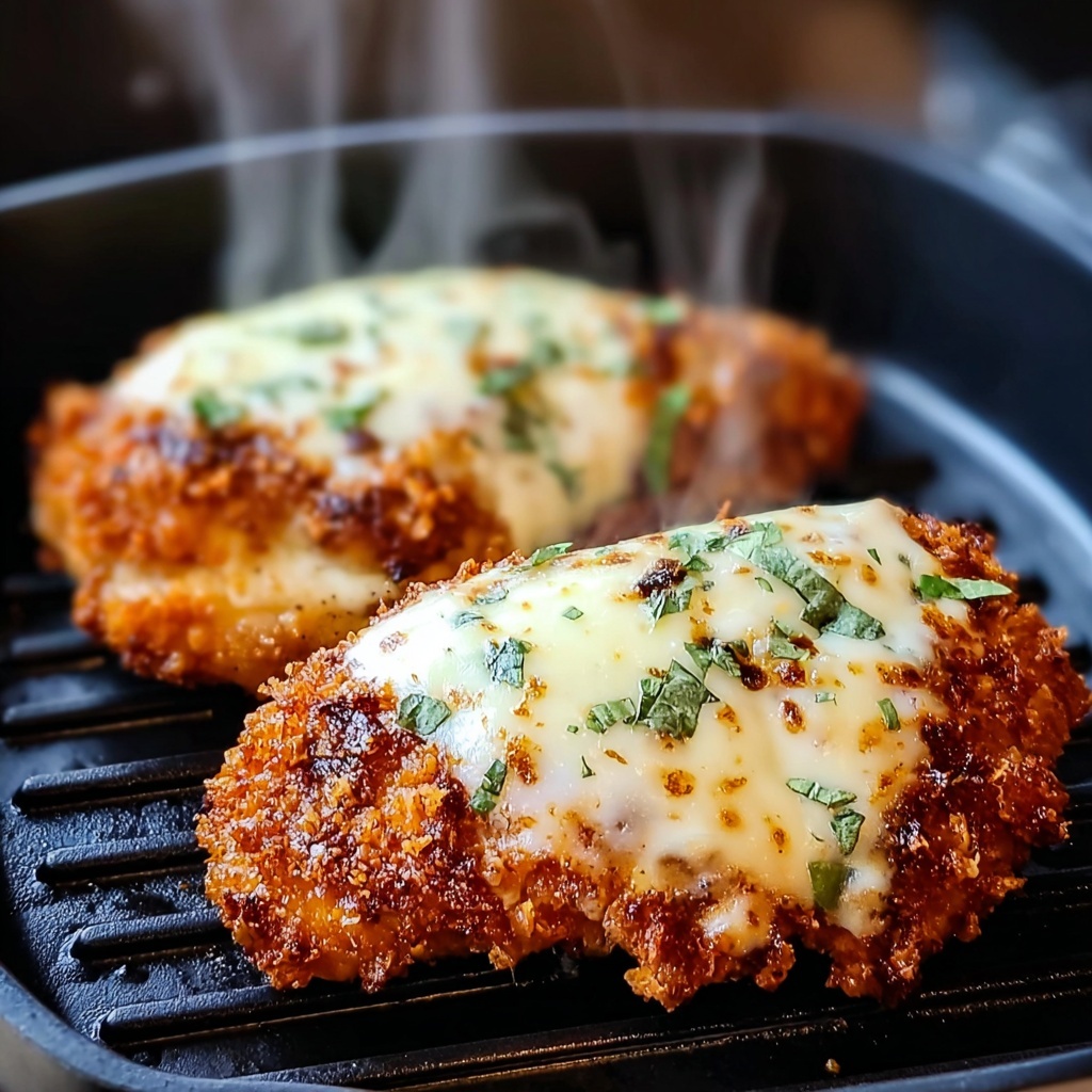 Guilt-Free Air Fryer Chicken Parmesan Recipe - Recipe Image