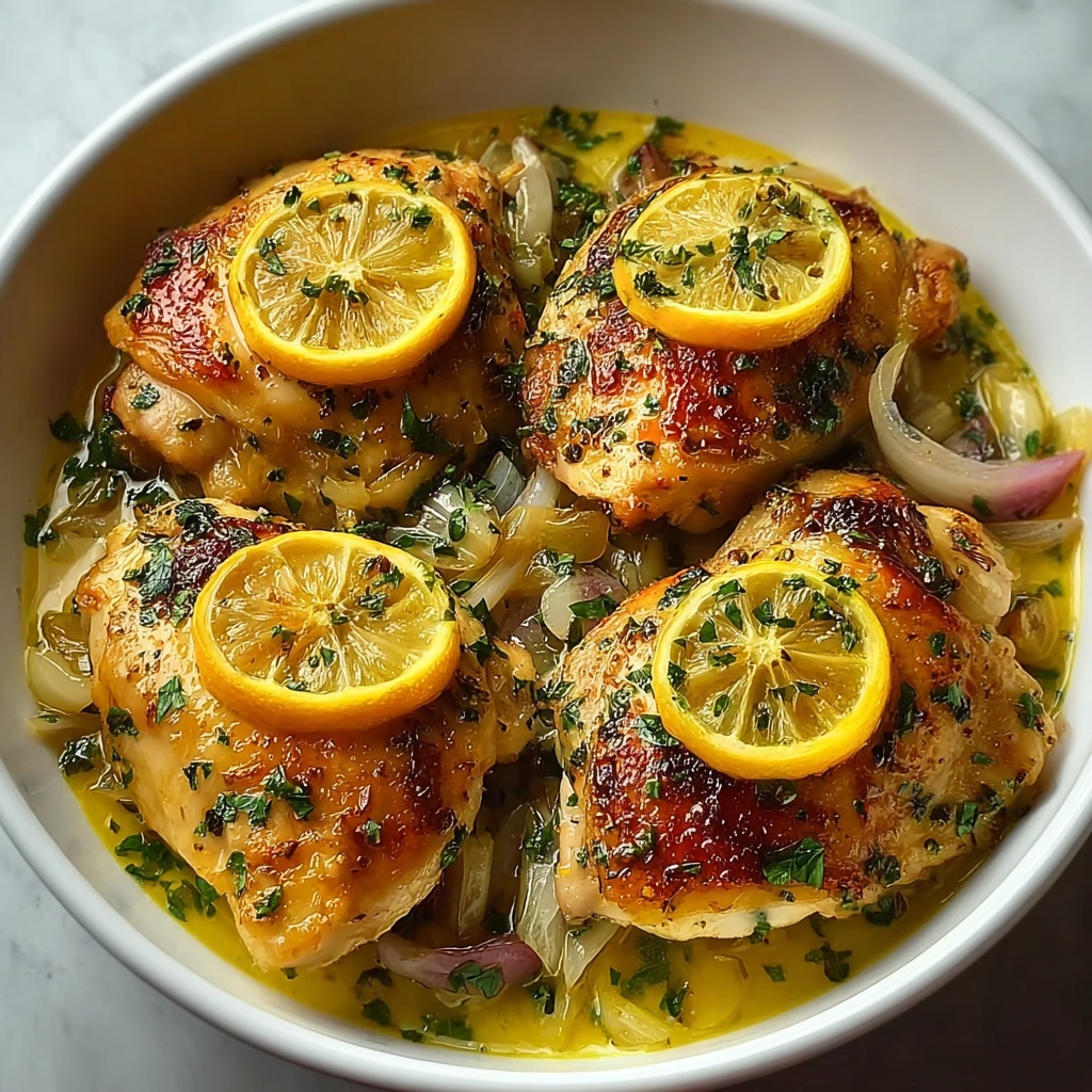Savory Lemon Shallot Chicken in Just 30 Minutes Recipe - Recipe Image