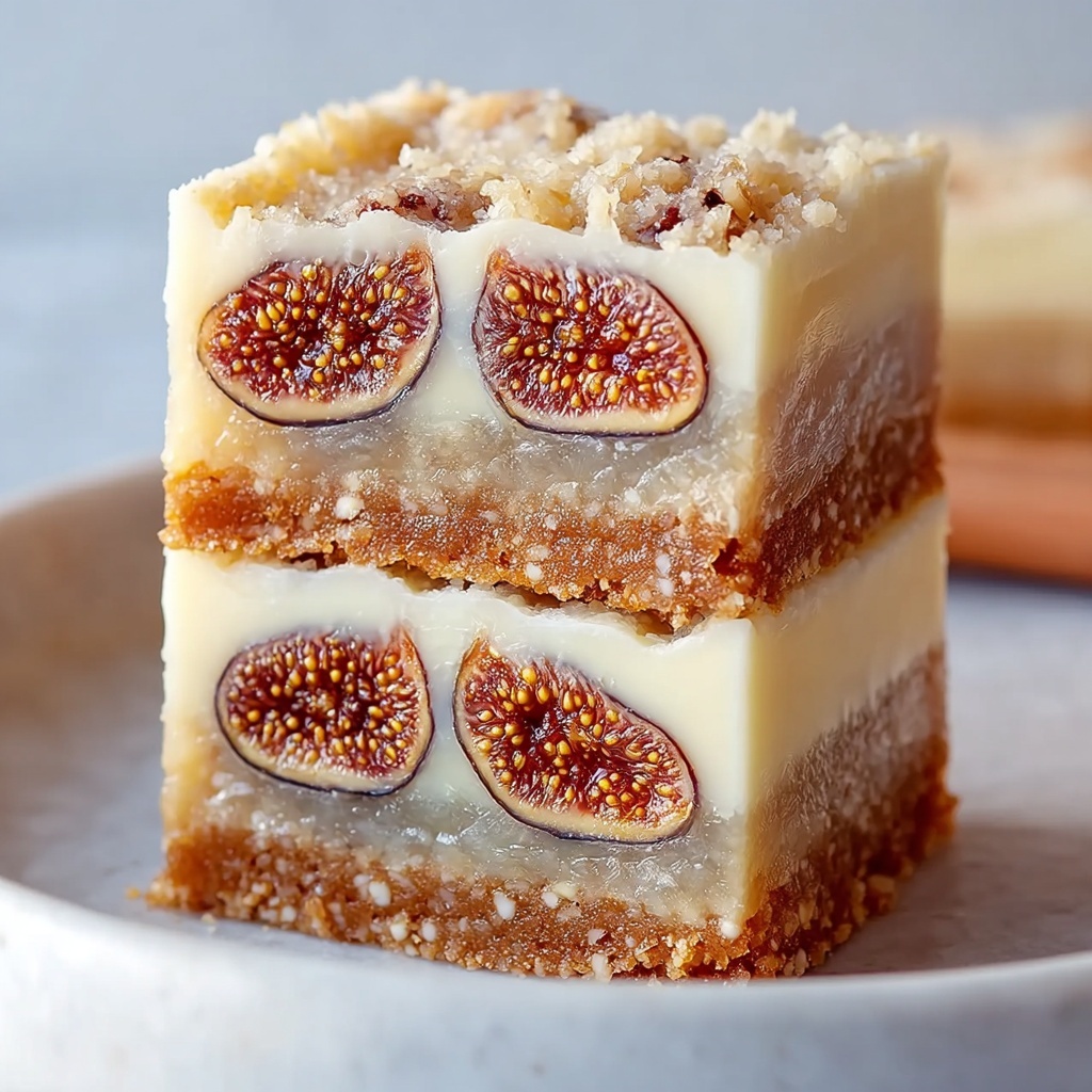 Decadent Fig and Cream Cheese Bars Recipe - Recipe Image