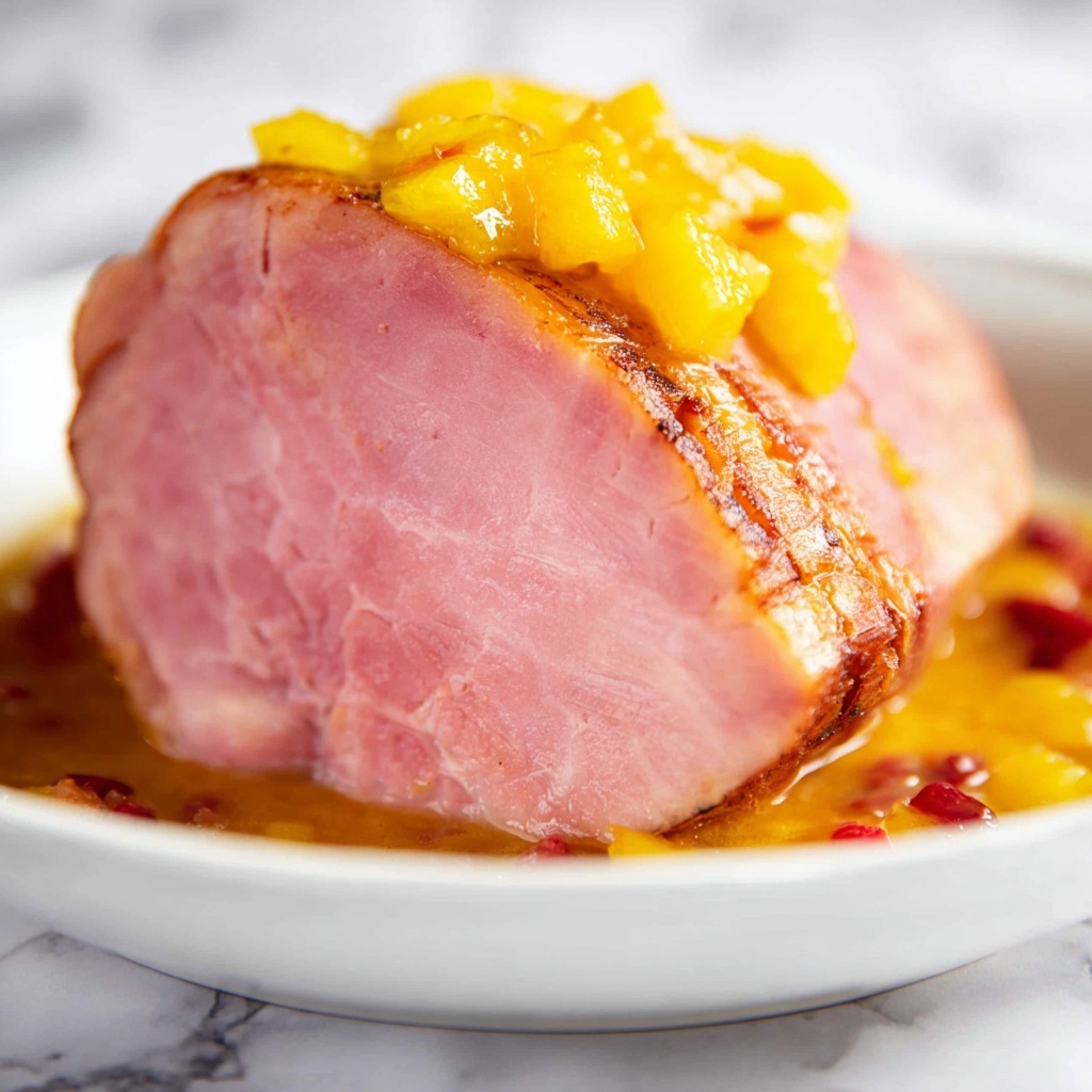 Crockpot Brown Sugar Pineapple Ham Recipe - Recipe Image