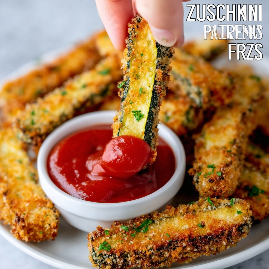 Baked Parmesan Zucchini Fries Recipe - Recipe Image