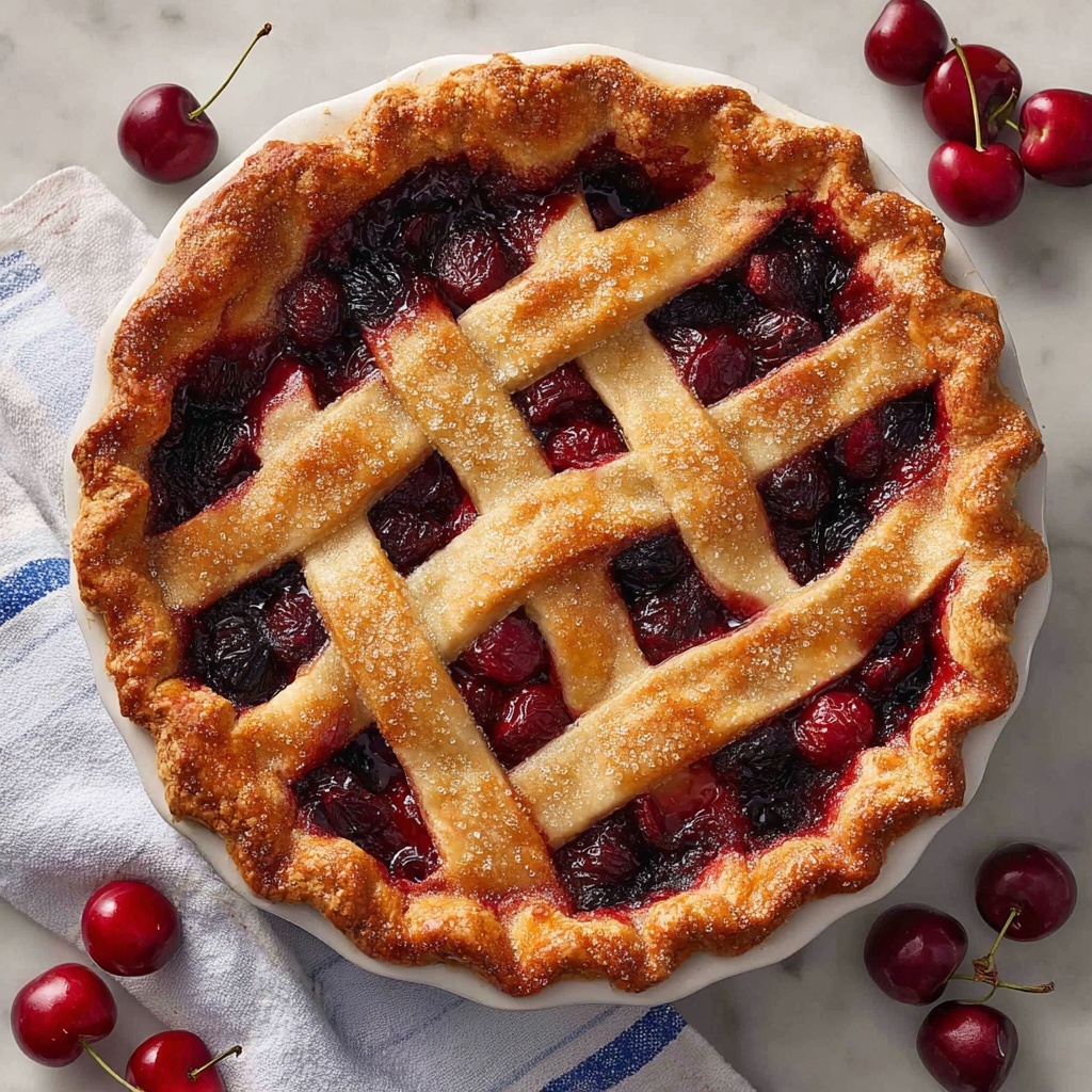 Classic Cherry Pie Recipe - Recipe Image