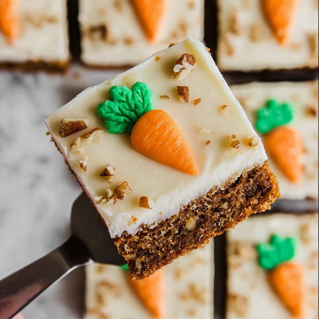 Carrot Sheet Cake with Cream Cheese Frosting and Pecans Recipe - Recipe Image