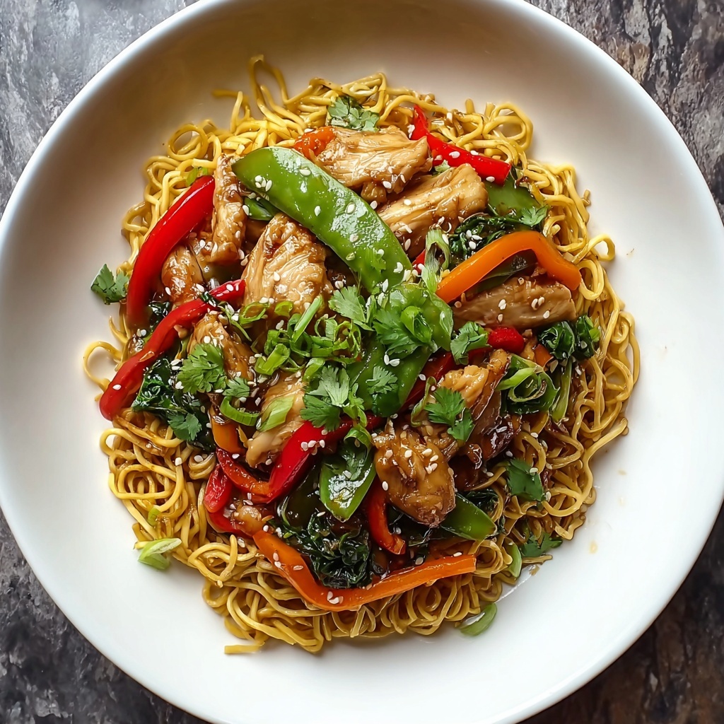 Chicken Stir Fry with Noodles Recipe - Recipe Image