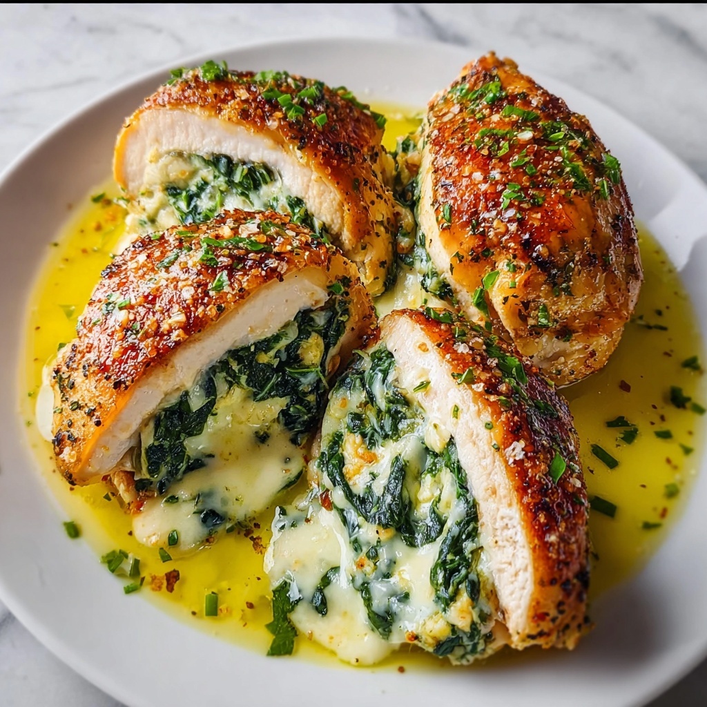 Spinach and Ricotta Stuffed Chicken Breasts Recipe - Recipe Image