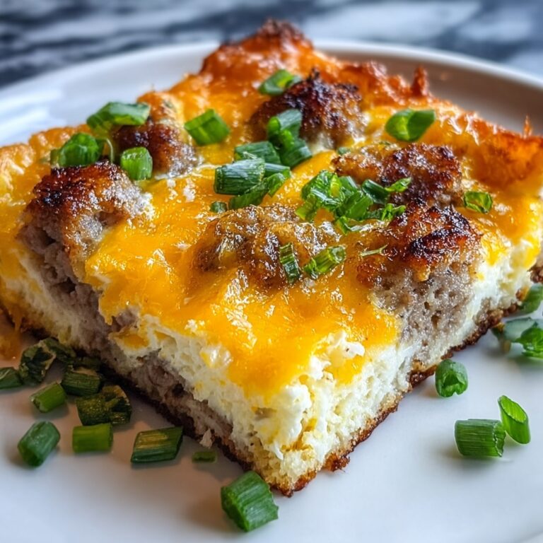 Sausage, Egg, and Cream Cheese Hashbrown Casserole Recipe