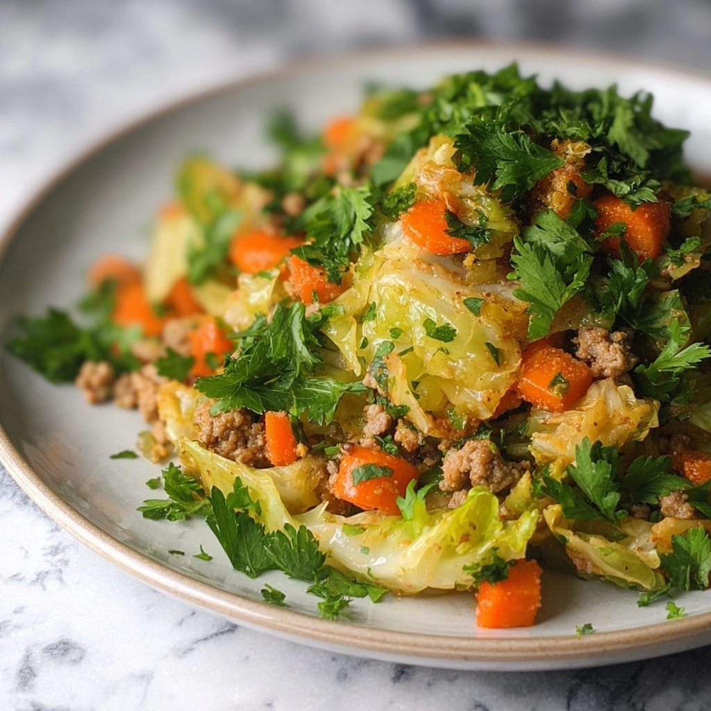 Paleo Cabbage Skillet Recipe - Recipe Image
