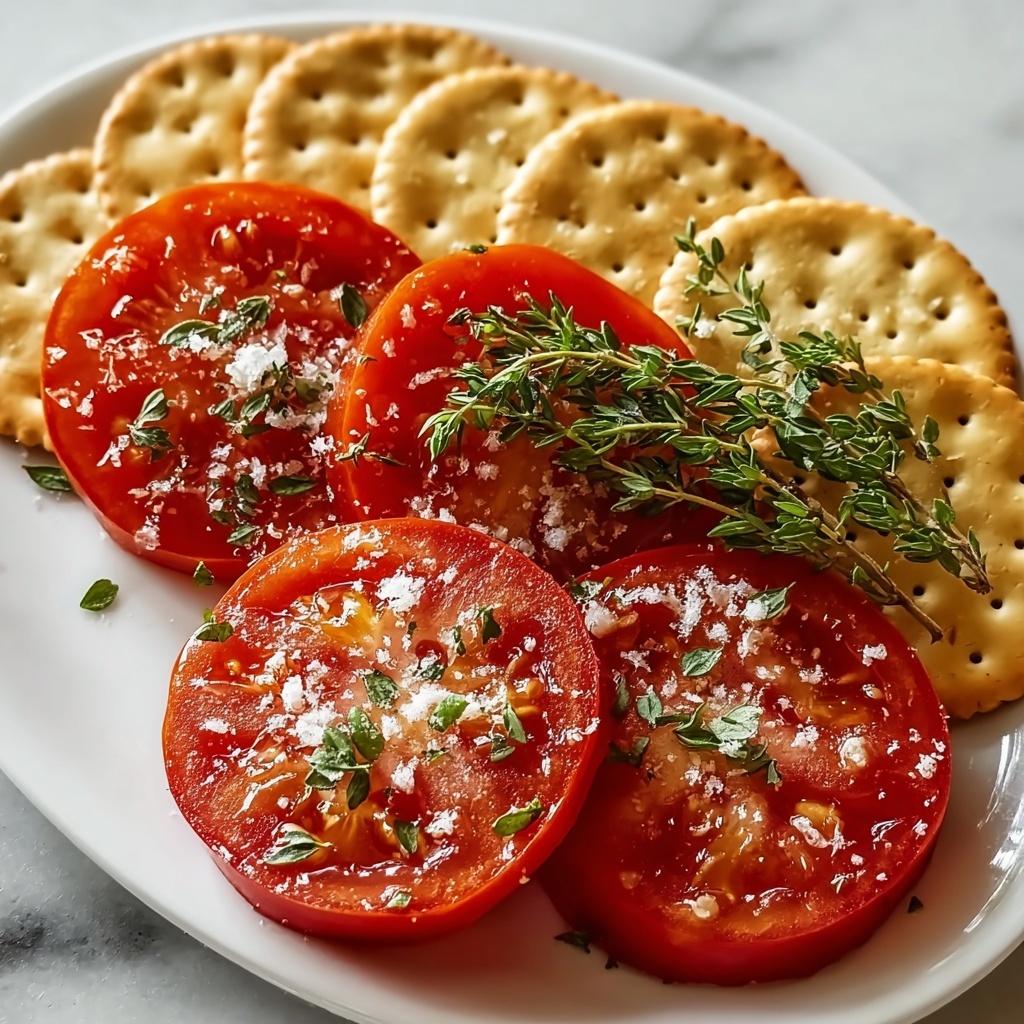 Savory Tomato and Cracker Delight Recipe - Recipe Image