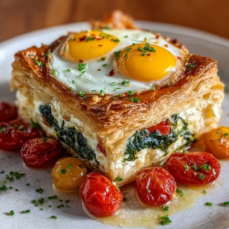 Baked Eggs Napoleon Recipe