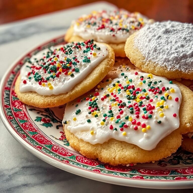 Iced Sugar Holiday Lights Cookies Recipe