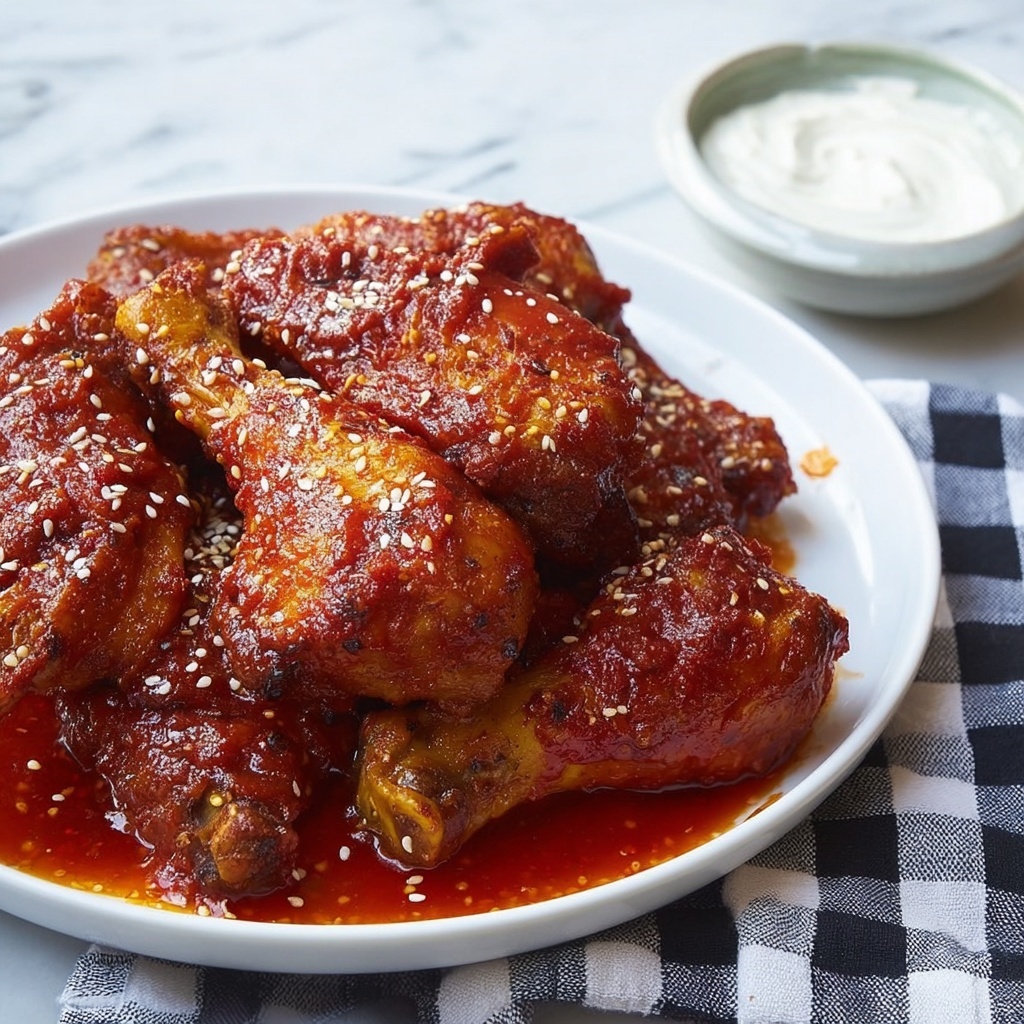 Coca Cola Air Fryer Wings Recipe - Recipe Image