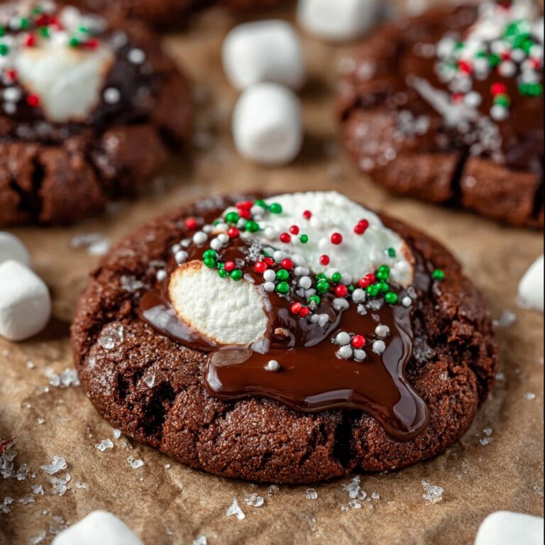 Hot Cocoa Cookies with Marshmallow Centers Recipe