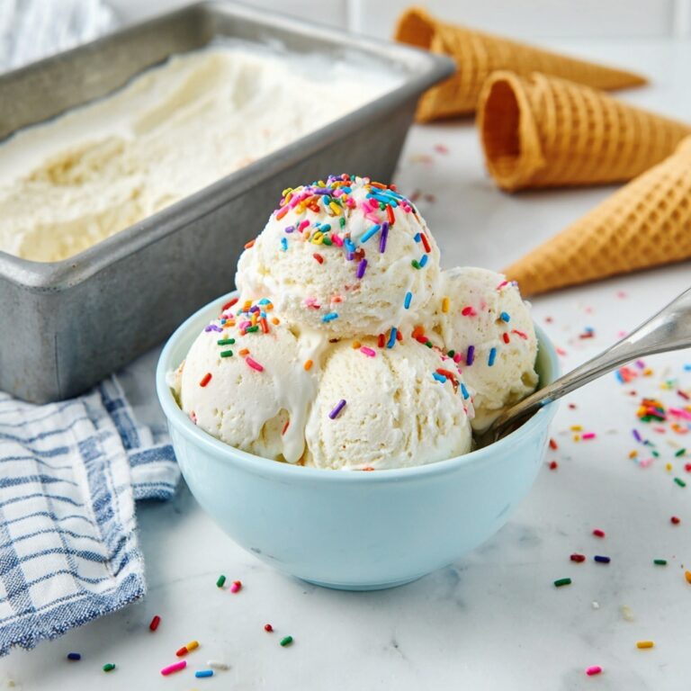 No Churn Vanilla Ice Cream Recipe