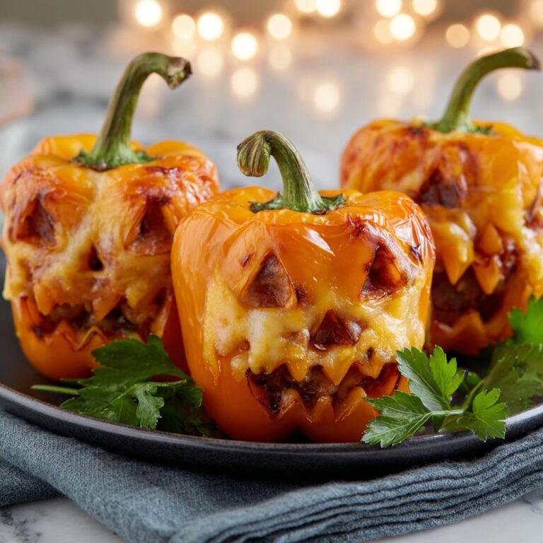 Halloween Stuffed Peppers Recipe