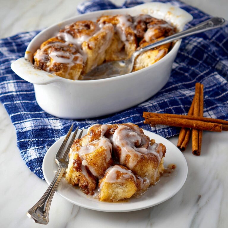 Cinnamon Roll Apple Bake (3 ingredients) Recipe