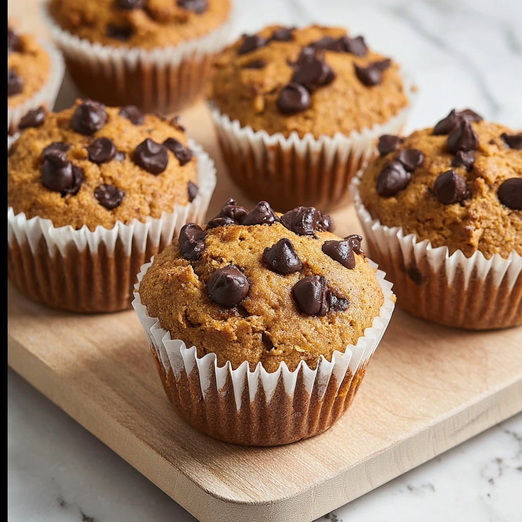 Pumpkin Chocolate Chip Muffins Recipe - Recipe Image
