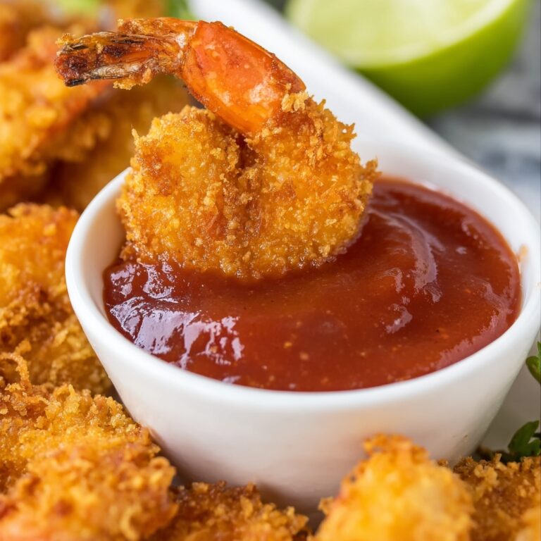 Coconut Shrimp with Spicy Lime Honey Dipping Sauce Recipe