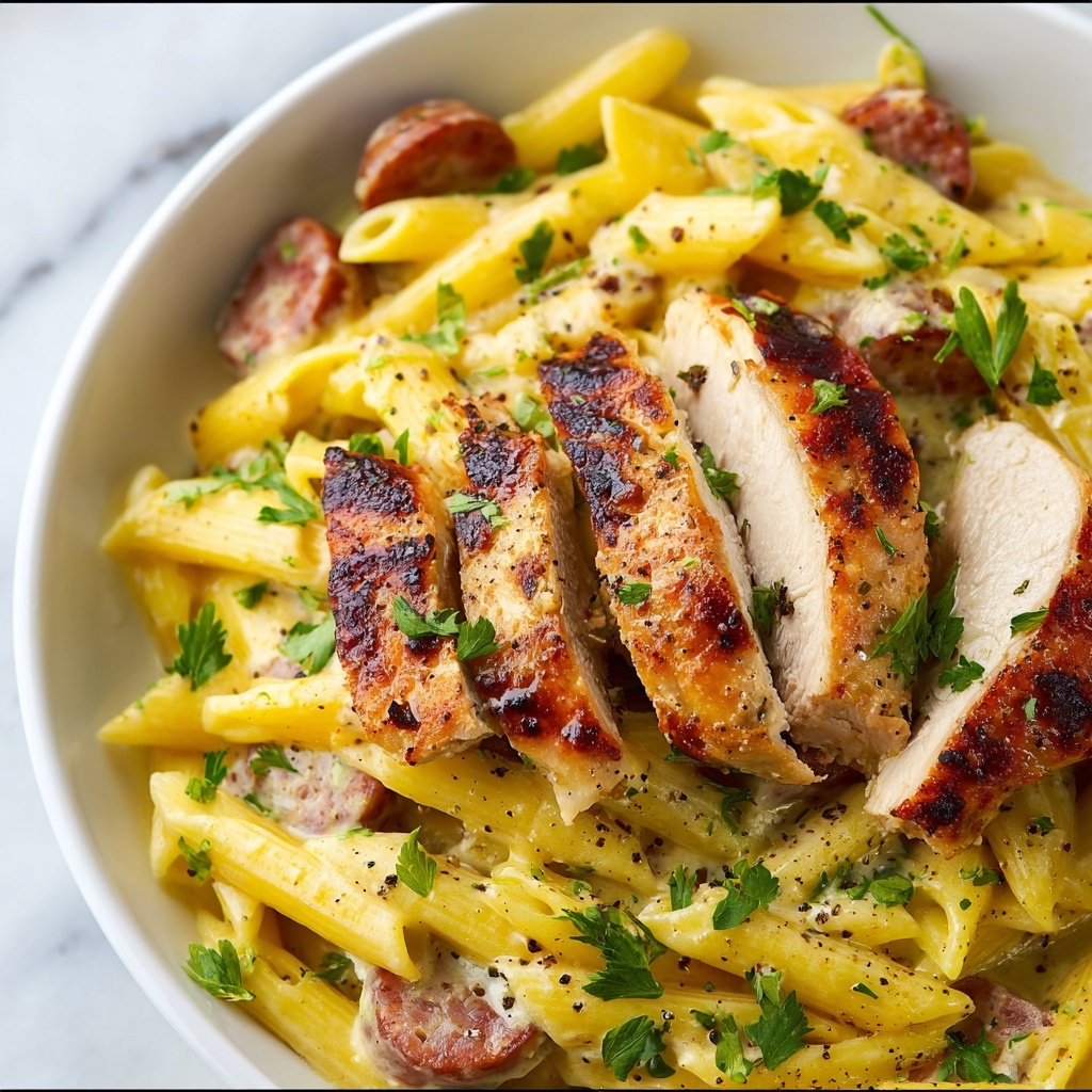 Crock Pot Cajun Chicken Alfredo Recipe - Recipe Image