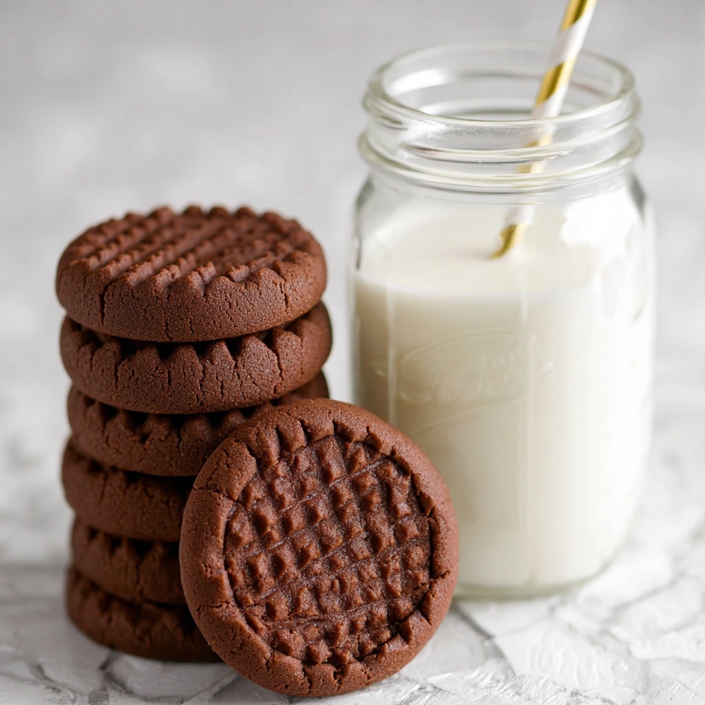 Chocolate Peanut Butter Cookies Recipe - Recipe Image