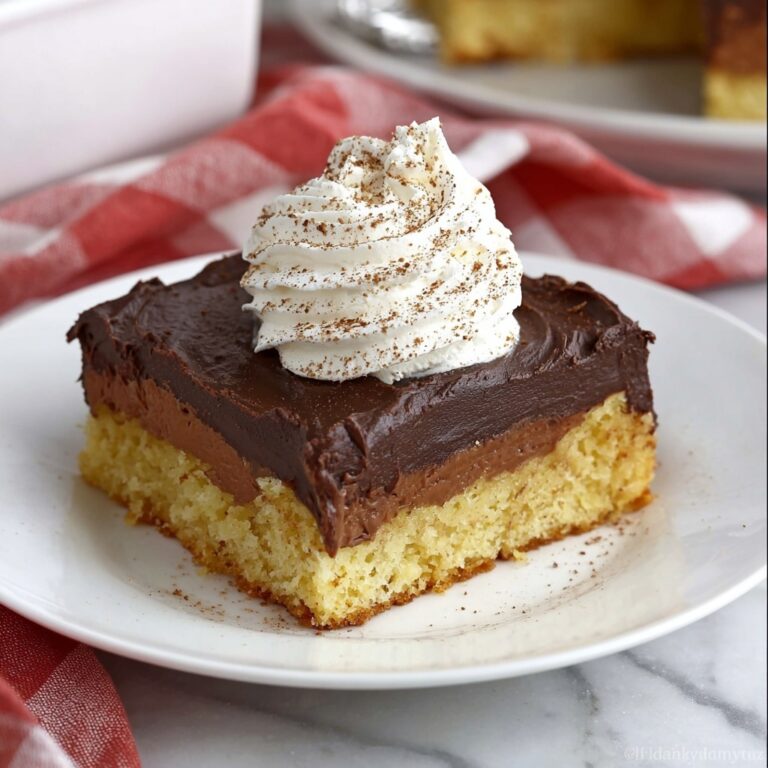 Coffee Caramel Poke Cake Recipe