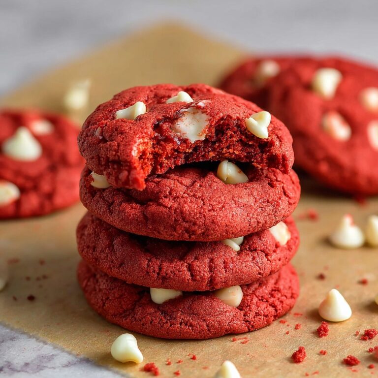 Red Velvet Cookies with White Chocolate Chips Recipe