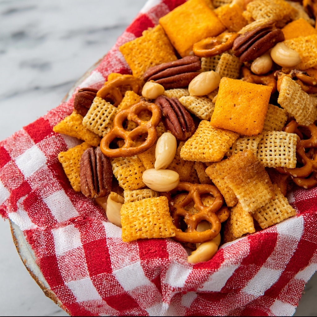 Chex Mix Recipe (Oven or Crockpot) Recipe - Recipe Image
