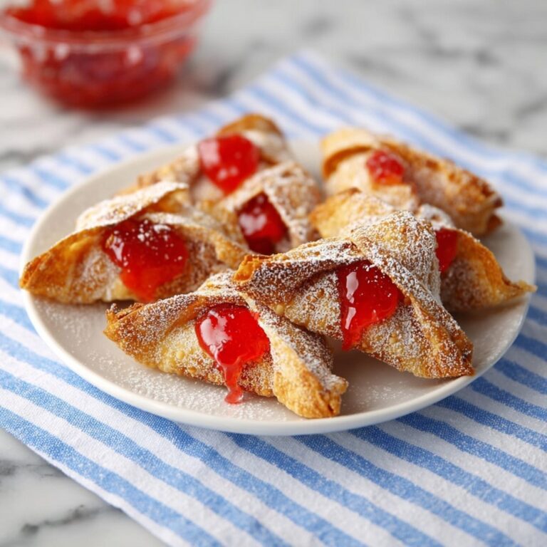 Air Fryer Cherry Pie Wontons Recipe