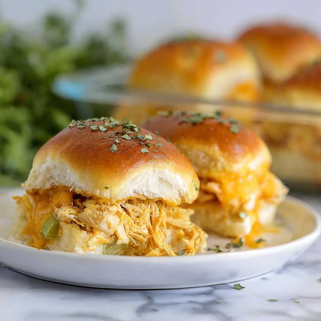 Buffalo Chicken Sliders Recipe - Recipe Image