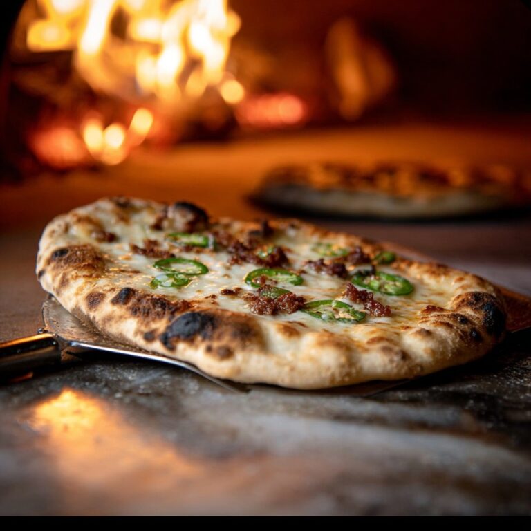 Loaded Green Pepper and Onion Pizza Recipe