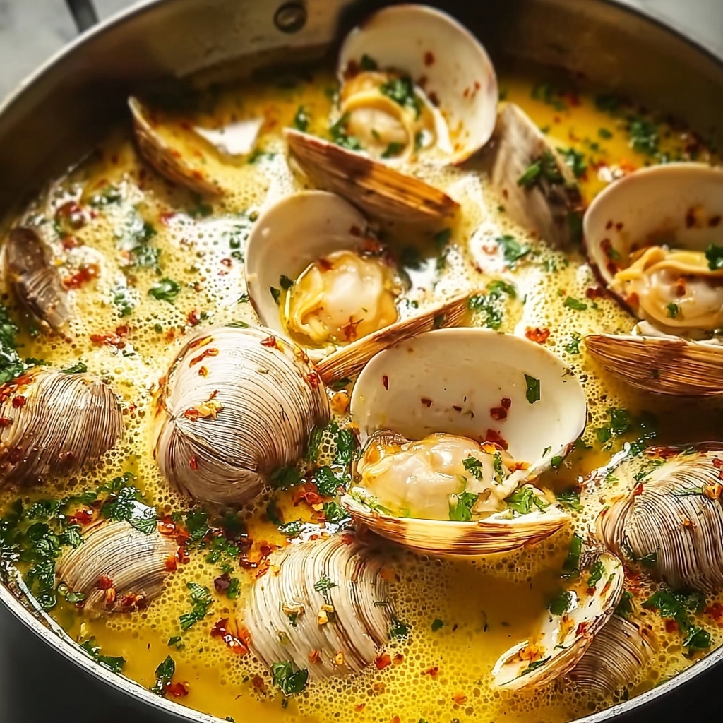 Tropical Coconut Broth Clams with Lemongrass Recipe - Recipe Image