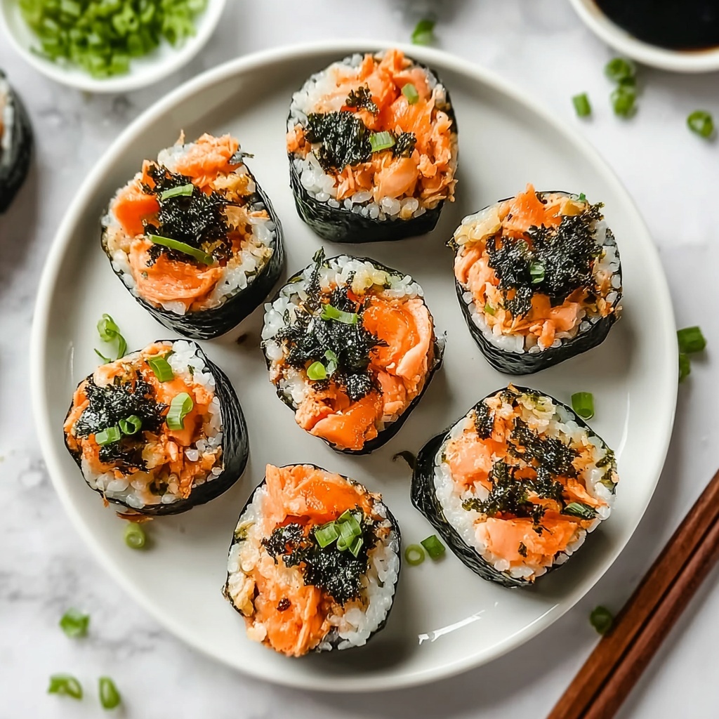 Irresistibly Easy Baked Salmon Sushi Cups You’ll Love Recipe - Recipe Image