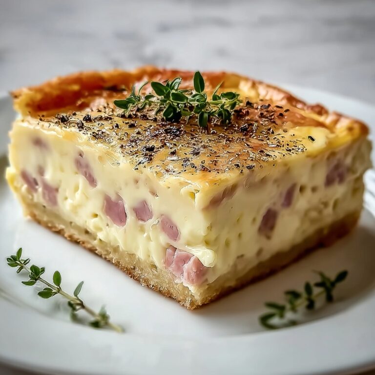 Indulgent Croque Monsieur Pie: A Comforting French Delight Recipe